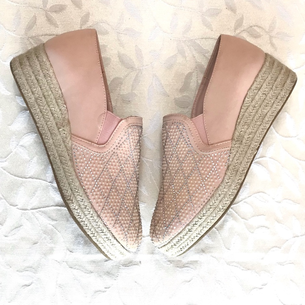 Andiamo Womens Shoes Platform Espadrille Asaigon Slip On Loafer